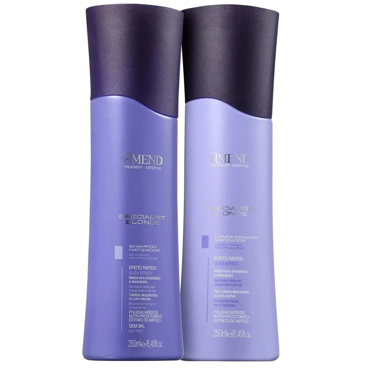 KIT SHAMPOO E CONDICIONADOR AMEND SPECIALIST BLONDE EXPERTISE PEQUENO