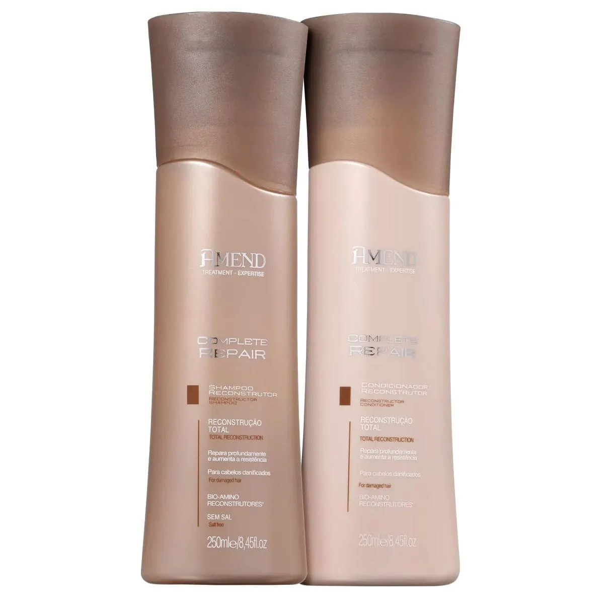 KIT SHAMPOO E CONDICIONADOR AMEND COMPLETE REPAIR PEQUENO