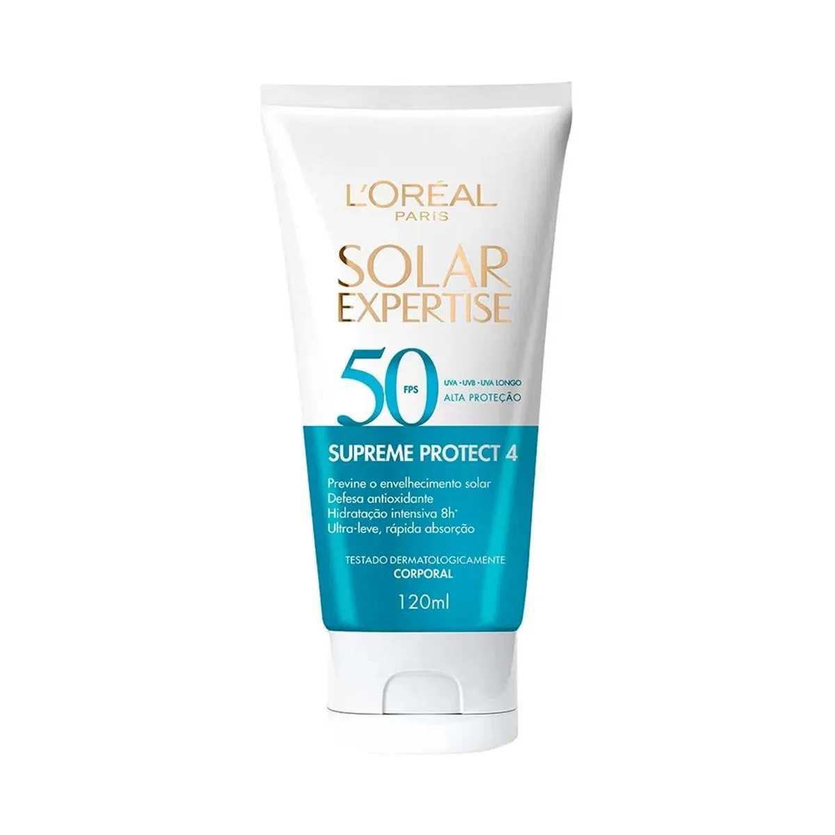 LOREAL EXPERTISE PROTETOR SOLAR CORPO ROSTO FPS 50 120ML