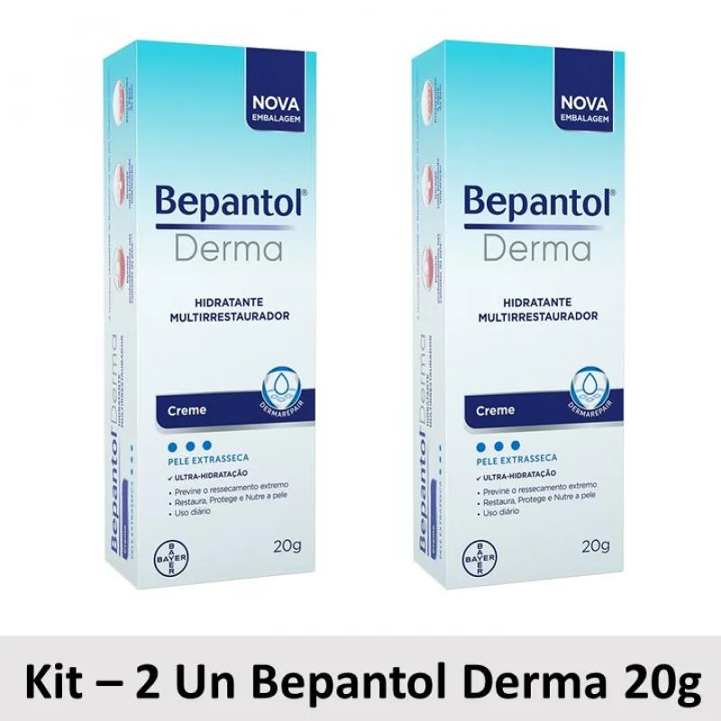 BEPANTOL DERMA CREME 20G - KIT 2 UNIDADES