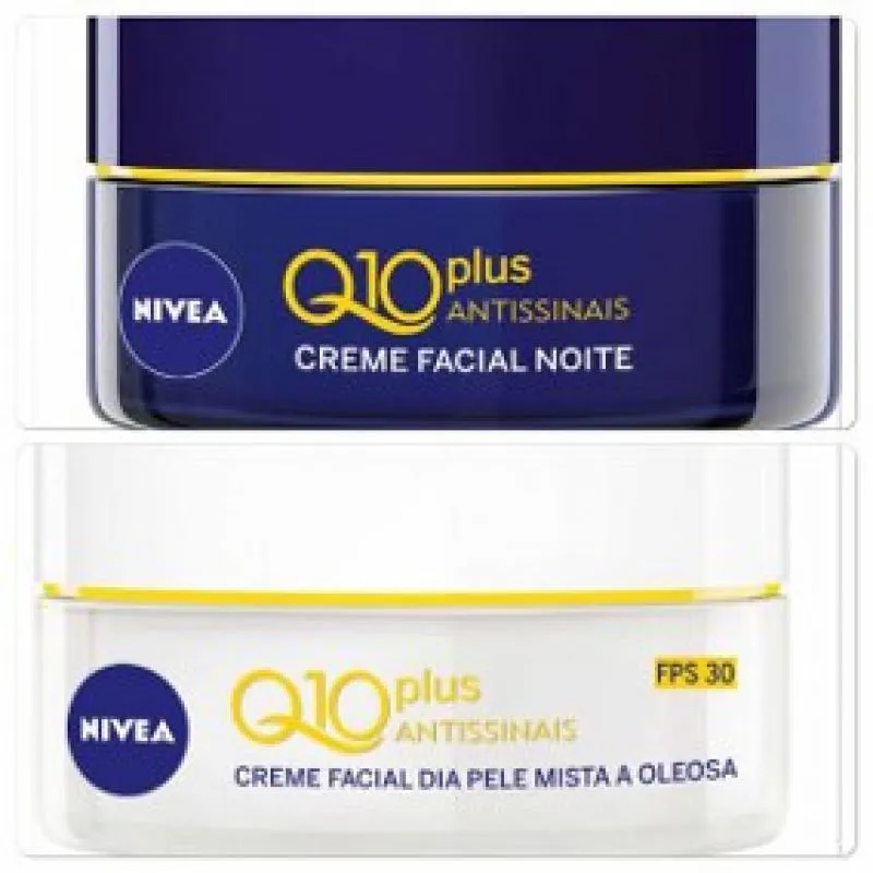 CREME NIVEA Q10 PELE MISTA E OLEOSA + NOITE - KIT