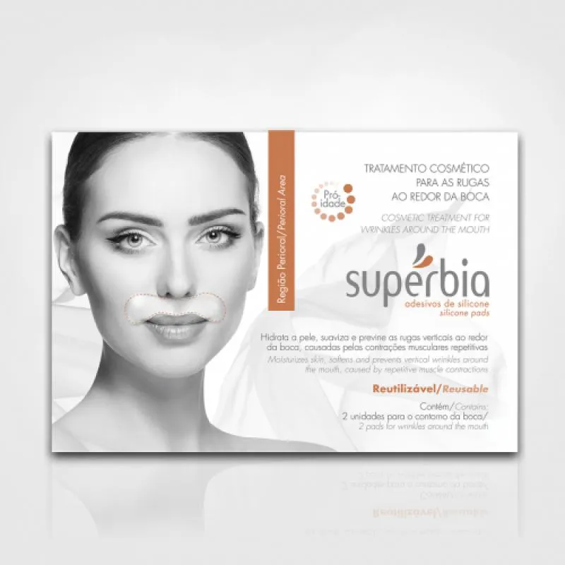 ADESIVO SUPéRBIA SILICONE PARA RUGAS AO REDOR DA BOCA