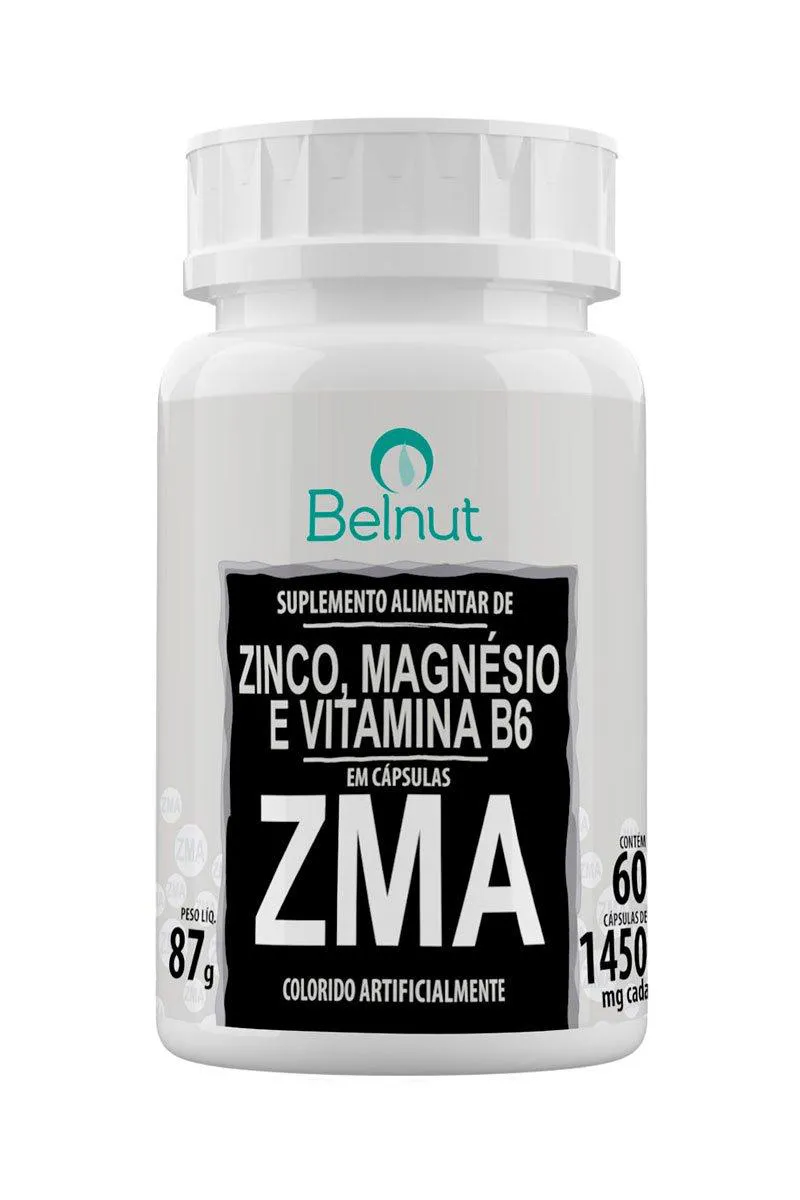 ZMA BELNUT 60 CAPS SOFTGEL 1450MG
