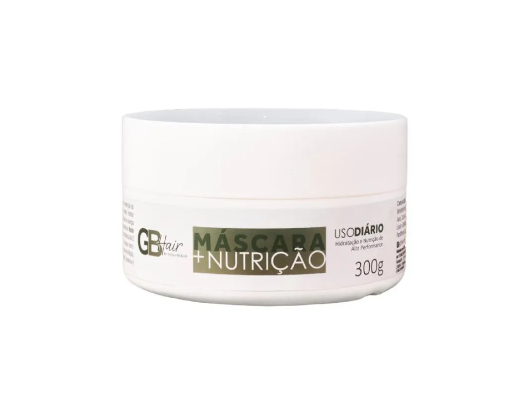MáSCARA NUTRIçãO GB HAIR 300G