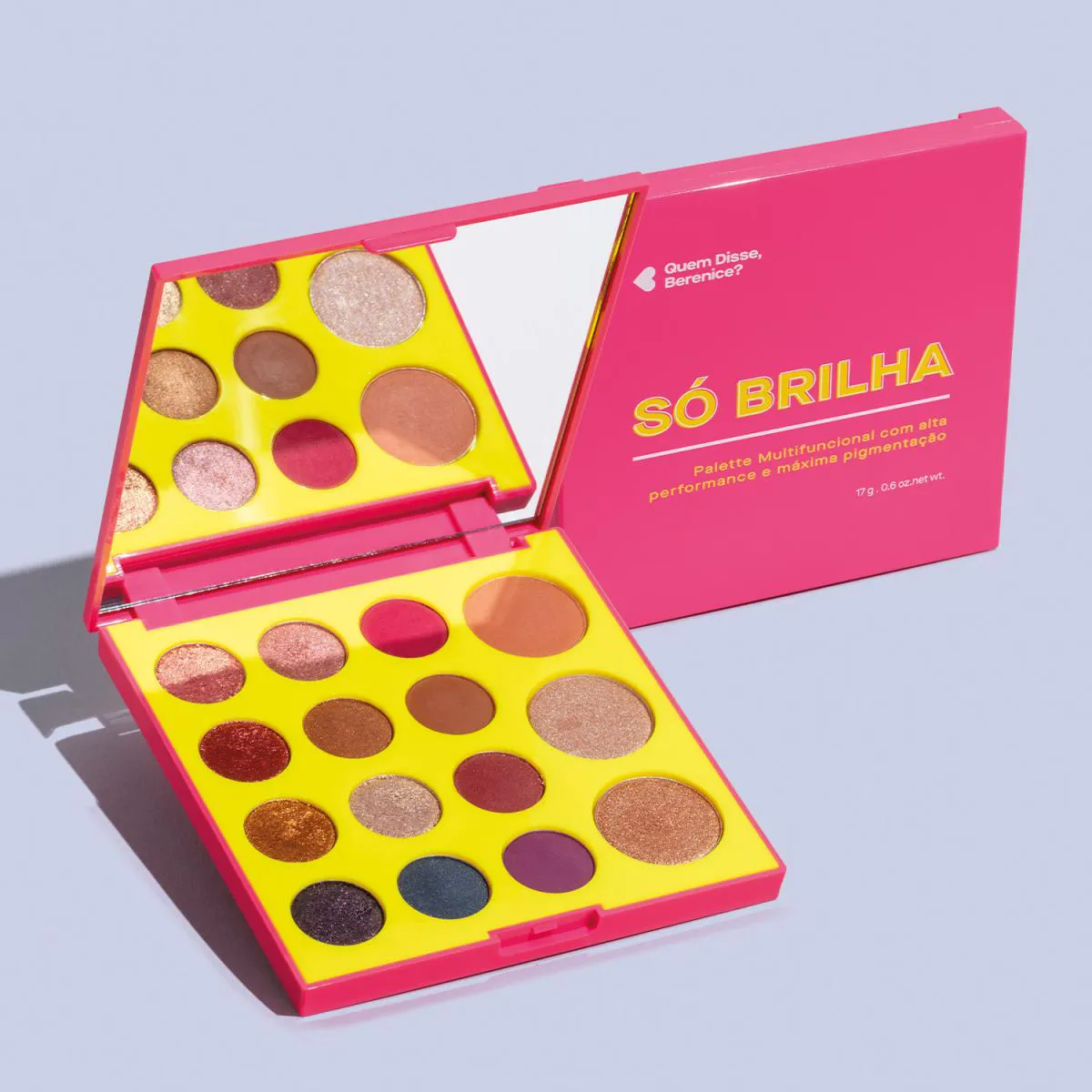 Quem Disse, Berenice? Palette Multifuncional Só Brilha 17G