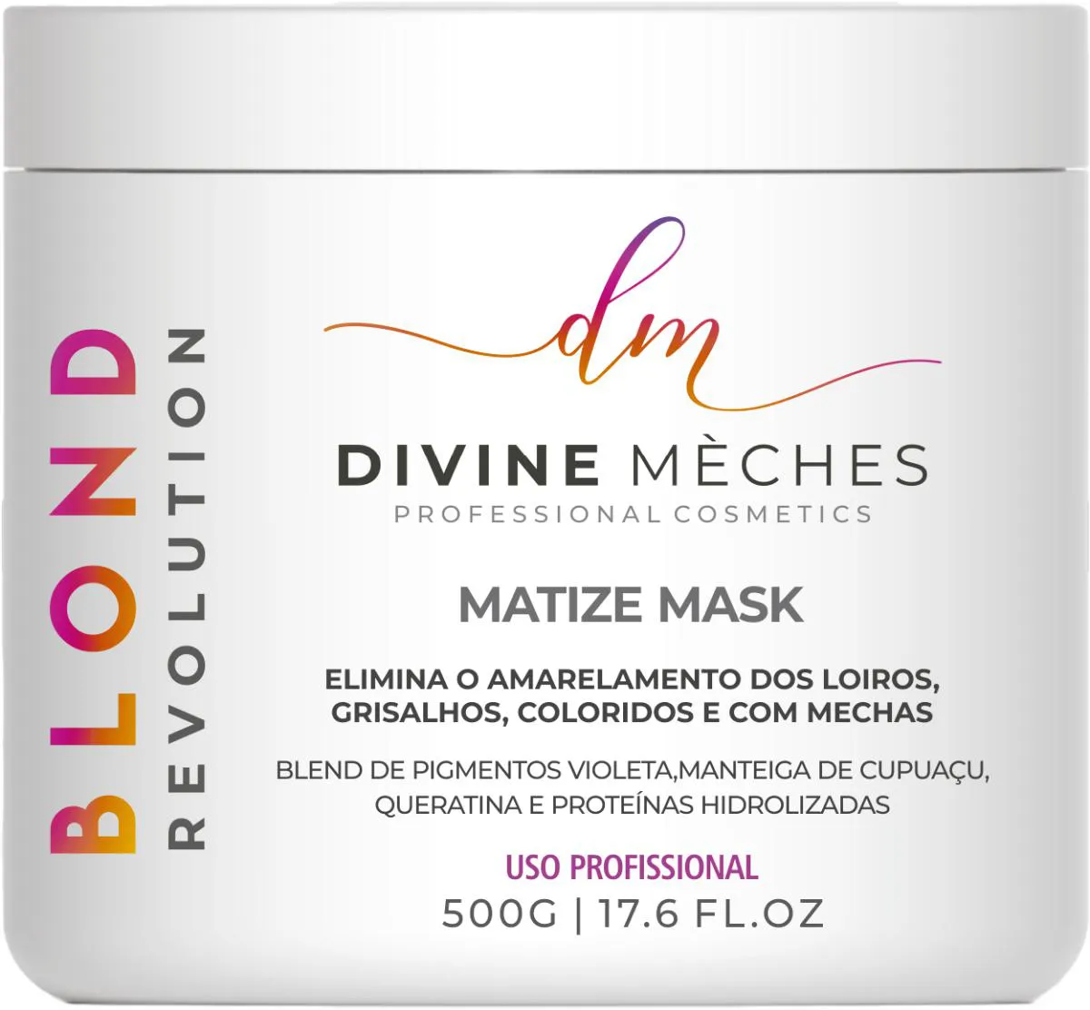 MáSCARA MATIZADORA DIVINE MèCHES BLOND REVOLUTION 500G