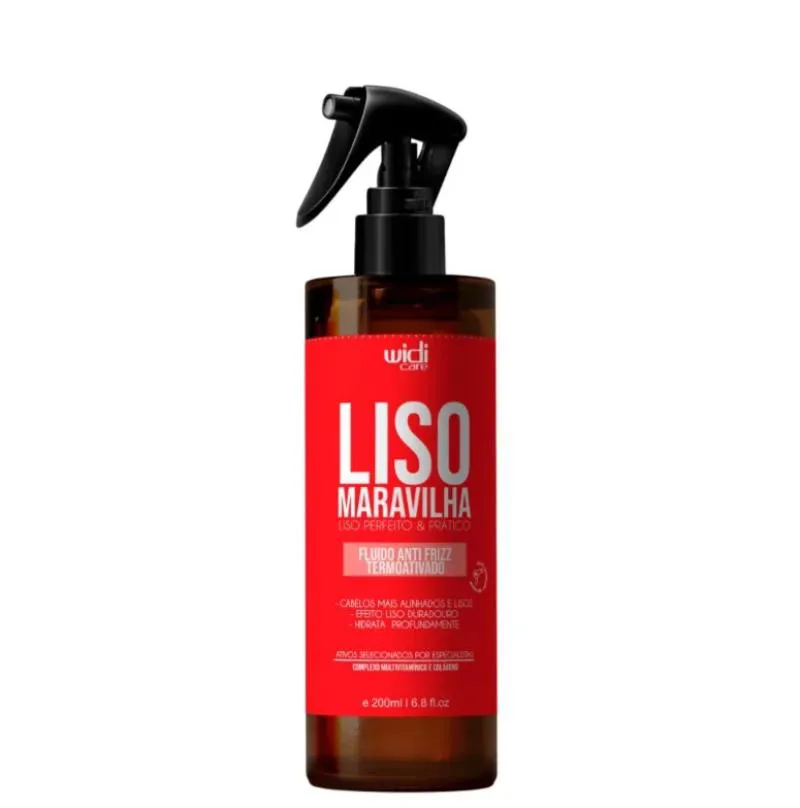 WIDI CARE LISO MARAVILHA FLUíDO ANTIFRIZZ TERMOATIVADO 200ML