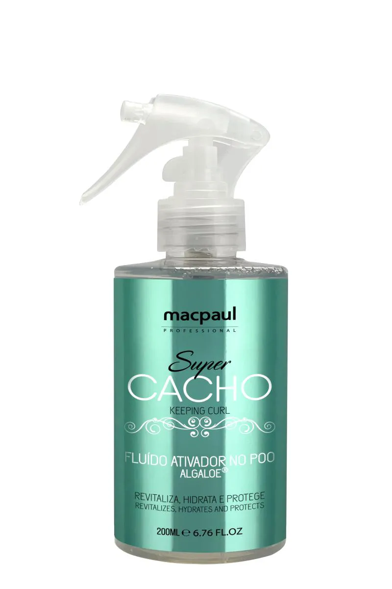 MACPAUL FLUíDO ATIVADOR DE CACHOS SUPER CACHO 200ML