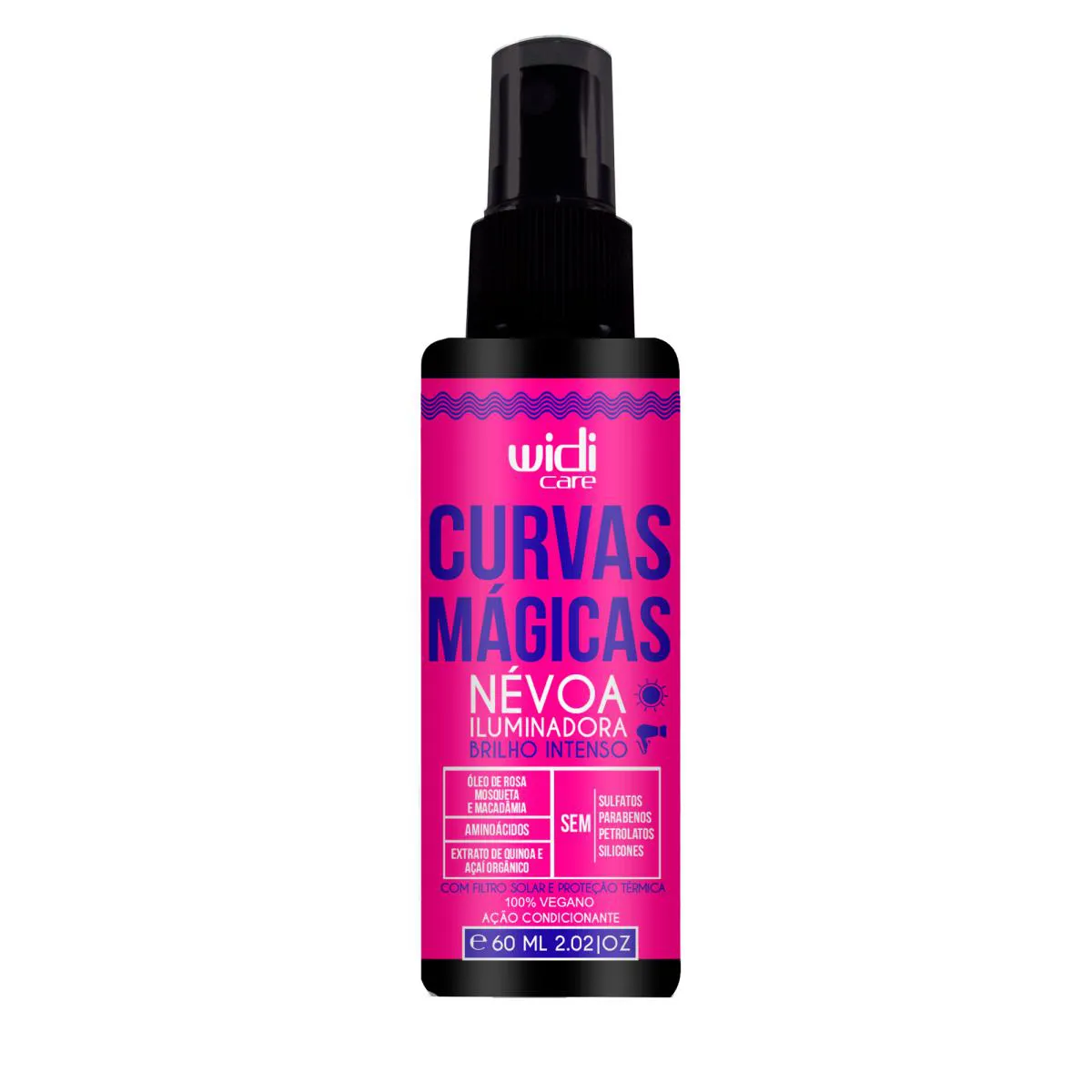 WIDI CARE CURVAS MáGICAS NéVOA ILUMINADORA 60ML