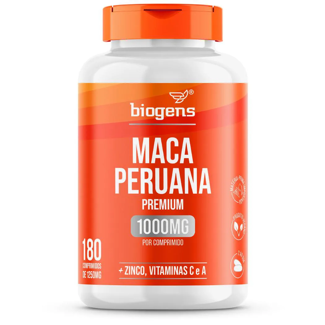 BIOGENS MACA PERUANA PREMIUM 180 TABLETES