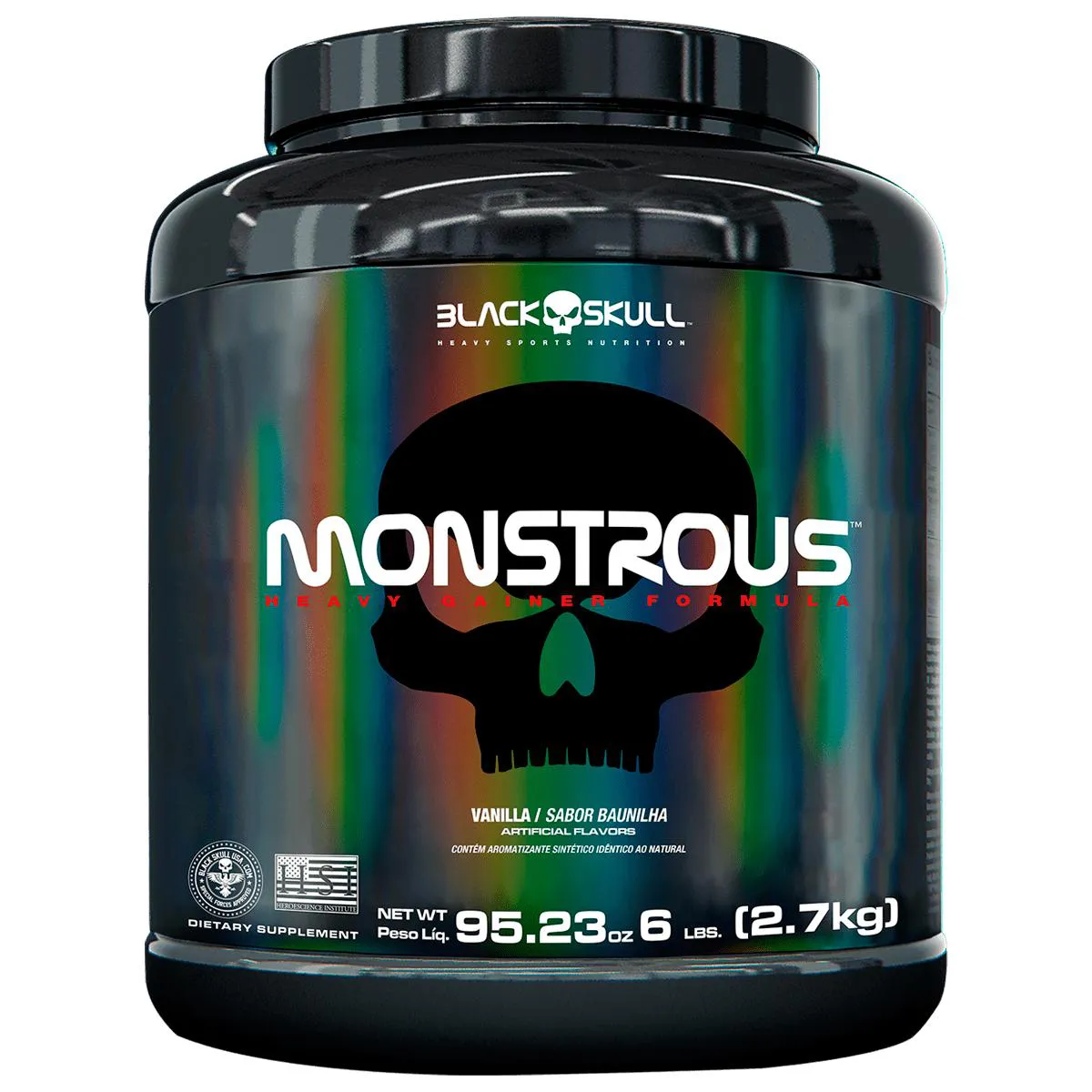 HIPERCALÓRICO MONSTROUS - 6LB - 2,7KG N/A N/A Baunilha