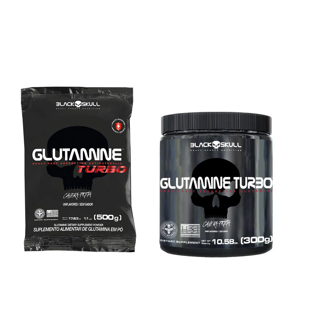 KIT GLUTAMINE TURBO (POTE + REFIL)