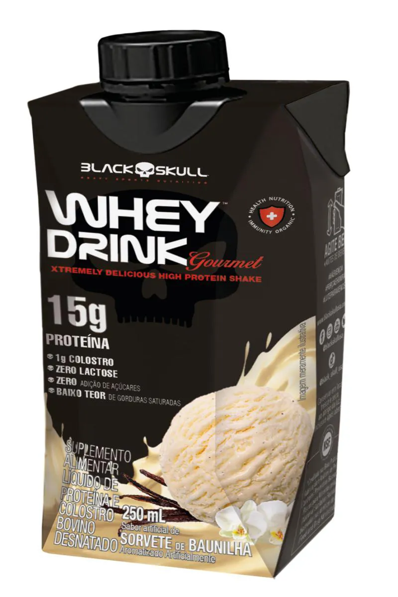 WHEY DRINK GOURMET - PRONTO PARA BEBER - 1 UNID N/A N/A Sorvete DE Creme