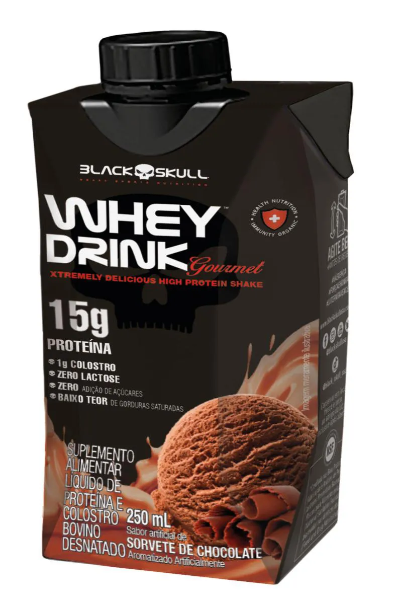 WHEY DRINK GOURMET - PRONTO PARA BEBER - 1 UNID N/A N/A Chocolate
