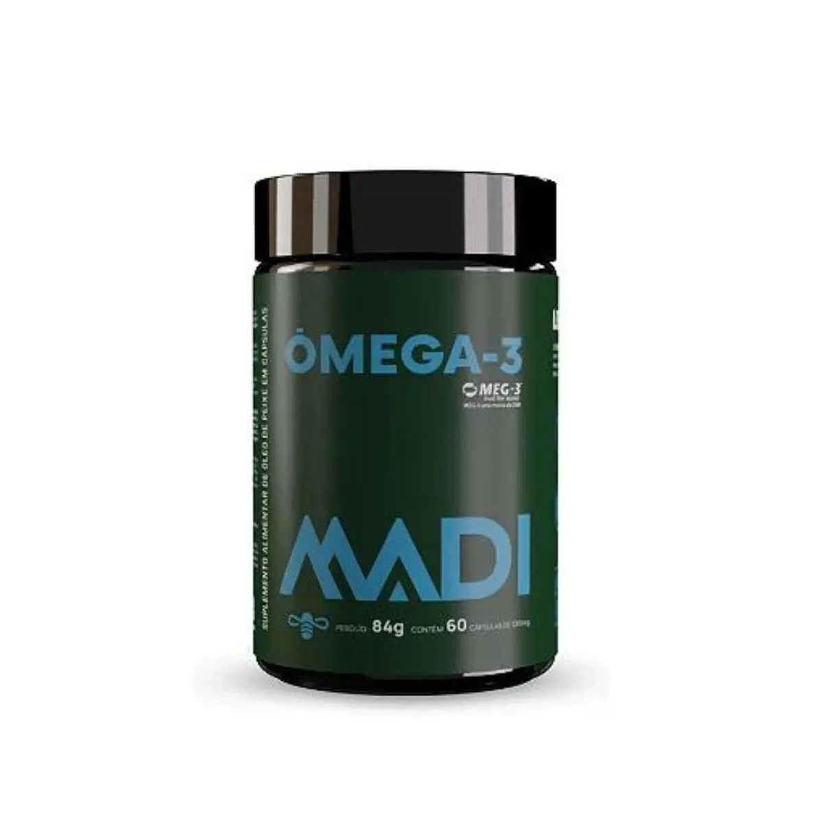 ÔMEGA 3 DHA 1000MG EPA 400MG MADI 60 CáPSULAS SEM Sabor