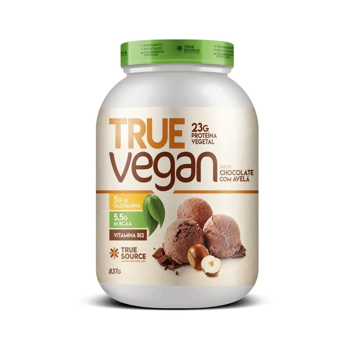 TRUE VEGAN 837G CHOCOLATE COM AVELA Chocolate COM AvelÃ