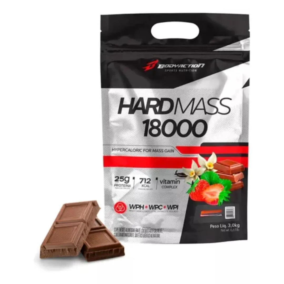 Hipercalórico Body Action Hard Mass 18000 Chocolate 3kg