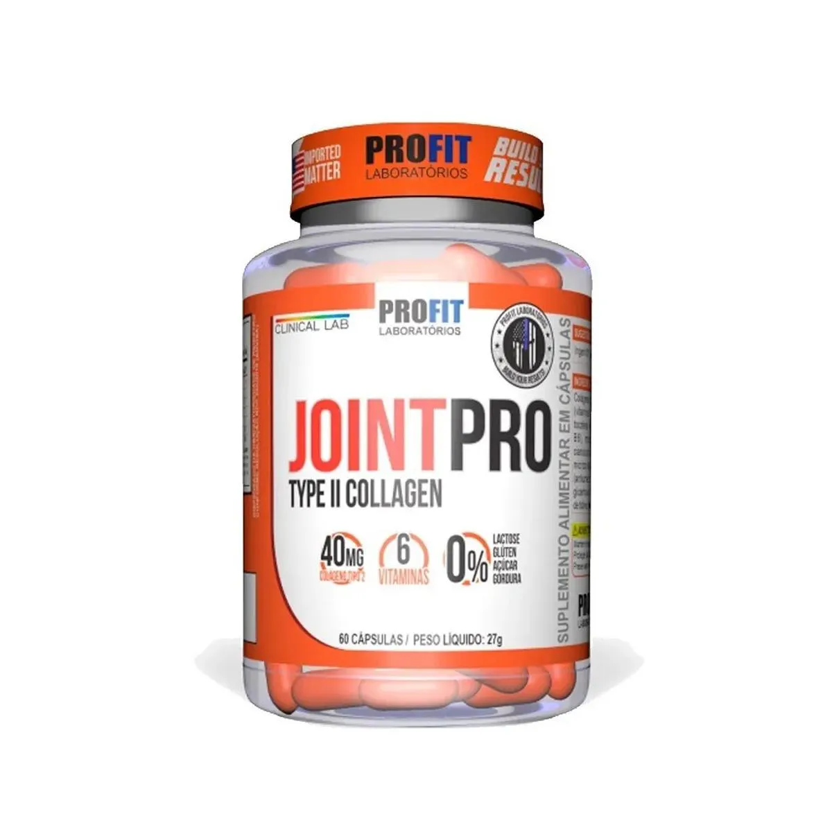 JOINT PRO - 60 CáPSULAS - PROFIT LABS SEM Sabor