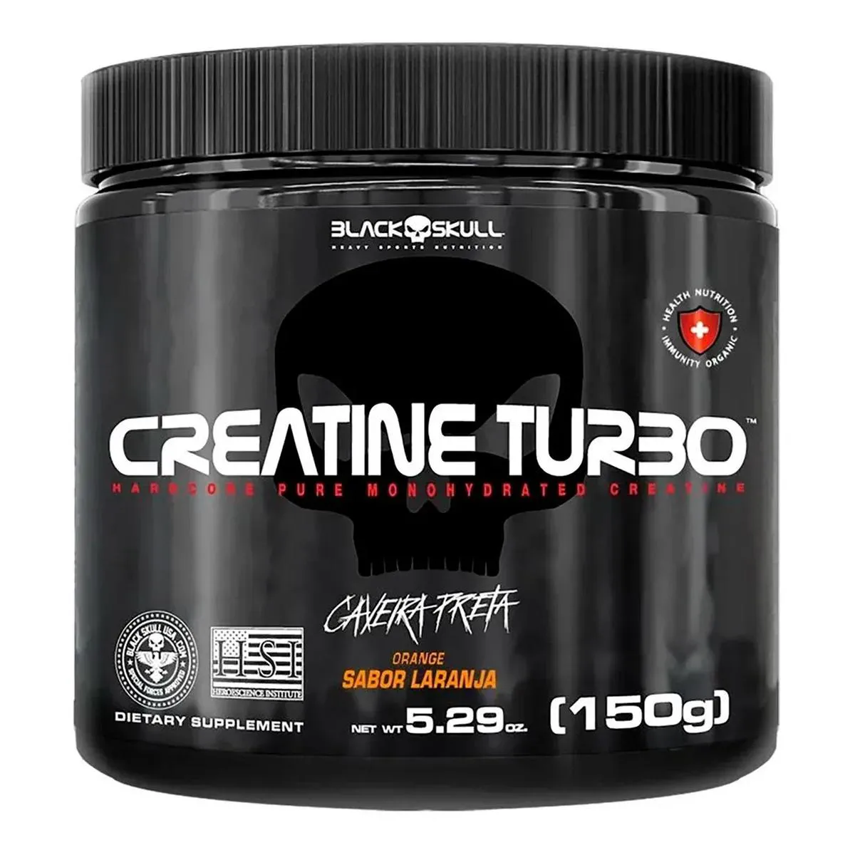 CREATINA TURBO 150G - BLACK SKULL 150 G UVA