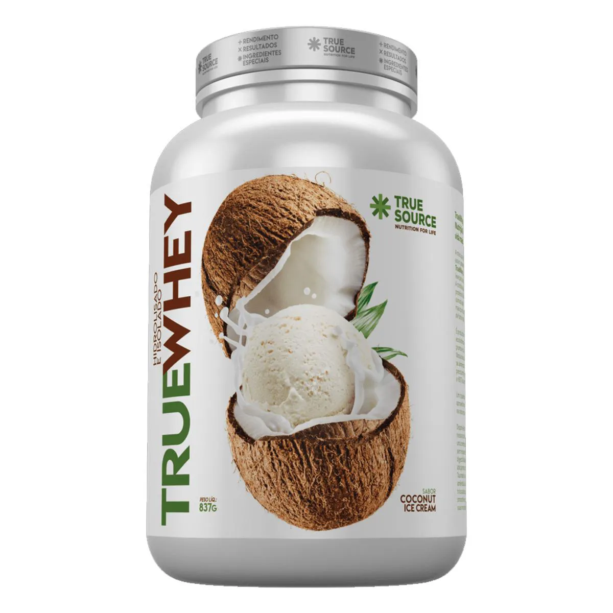 TRUE WHEY 2W 837G COCONUT ICE CREAM Coconut Icecream