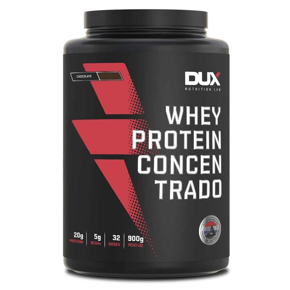 WHEY PROTEIN CONCENTRADO 900 G - DUX NUTRITION LAB (CHOCO) Chocolate