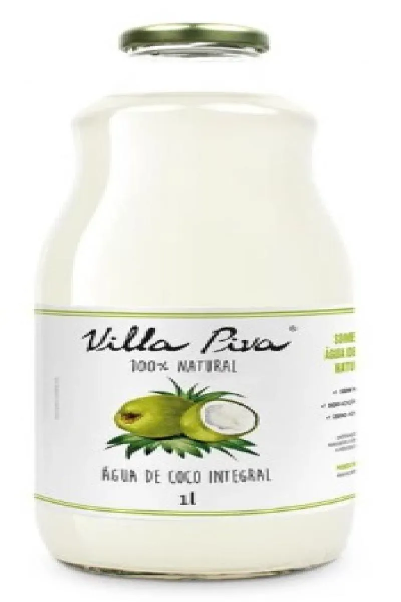 KIT 6X: ÁGUA DE COCO NATURAL VILLA PIVA 1L