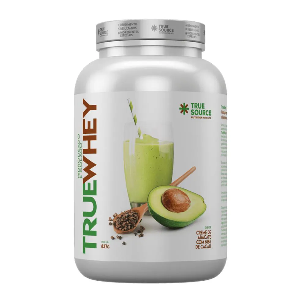 KIT 2X: PROTEíNA TRUE WHEY CREME DE ABACATE TRUE SOURCE 837G