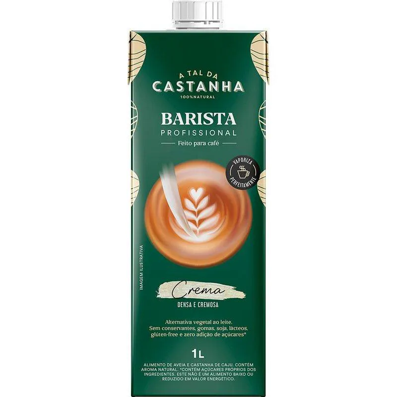 LEITE VEGETAL BARISTA A TAL DA CASTANHA 1L