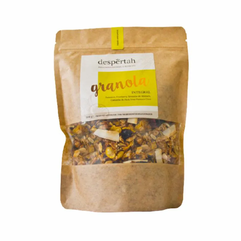 KIT 3X: GRANOLA INTEGRAL CASTANHAS/FRUTAS  DESPERTAH 300G