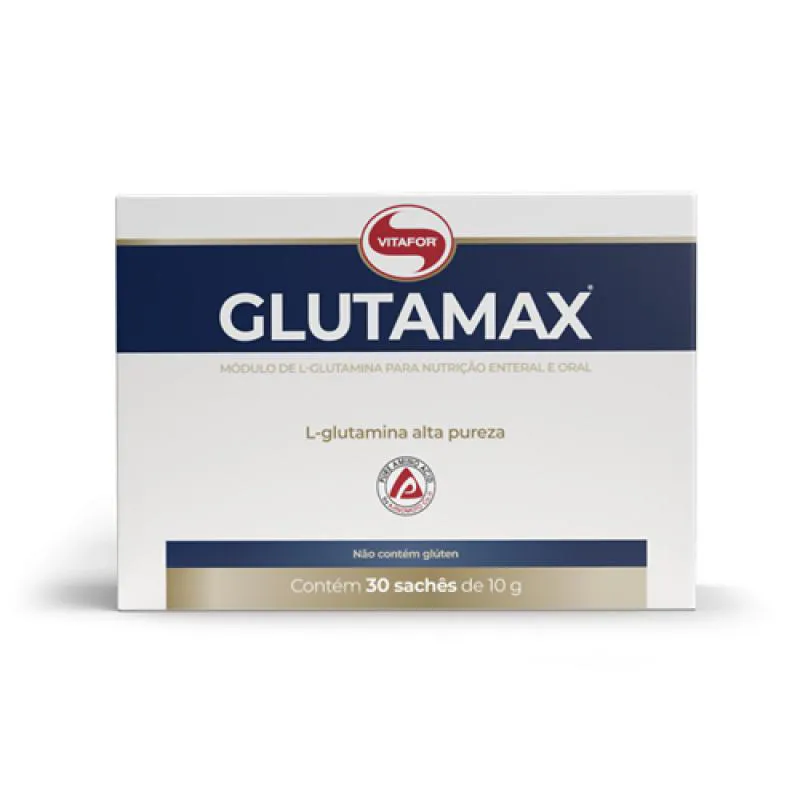 KIT 2X: GLUTAMAX L-GLUTAMINA 10G VITAFOR 30 SACHêS