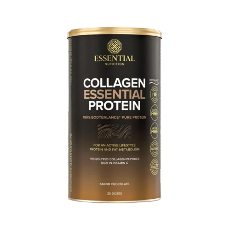 COLLAGEN ESSENTIAL PROTEIN CHOCOLATE TRUFADO ESSENTIAL NUTRITION 510G
