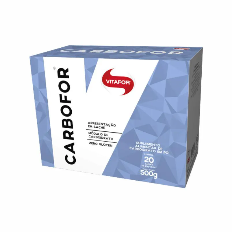 CARBOFOR CARBOIDRATOS 20 SACHêS 25G VITAFOR 500G