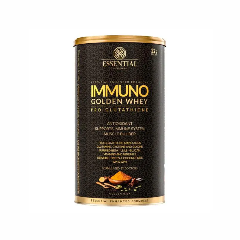 IMMUNO GOLDEN WHEY PRO-GLUTATHIONE ESSENTIAL NUTRITION 480G