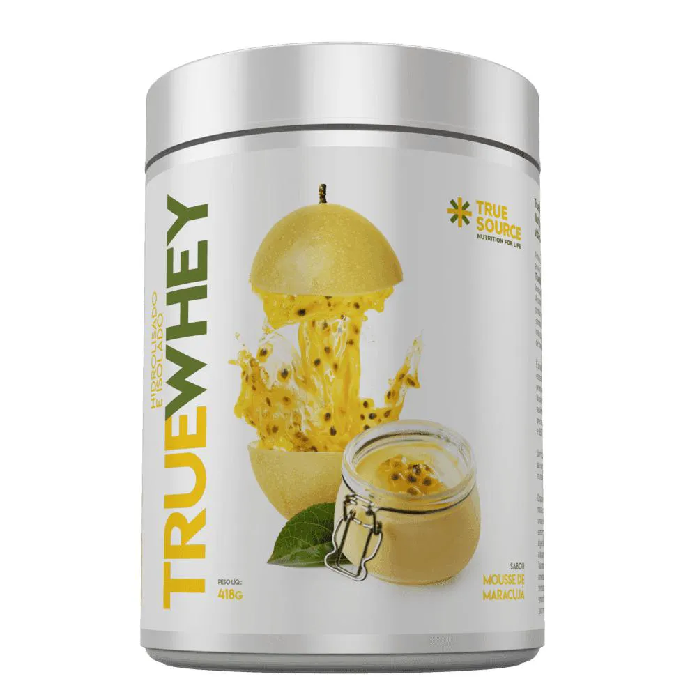 PROTEíNA TRUE WHEY MOUSSE DE MARACUJá TRUE SOURCE 418G