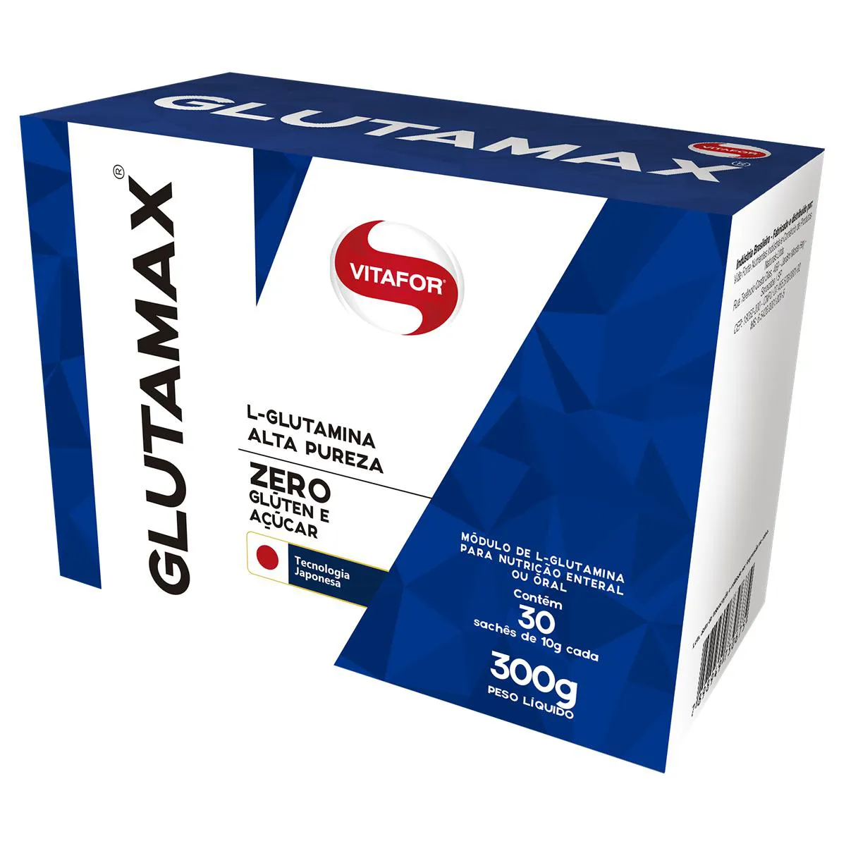 GLUTAMAX AMINOáCIDOS L-GLUTAMINA 10G VITAFOR 30 SACHêS