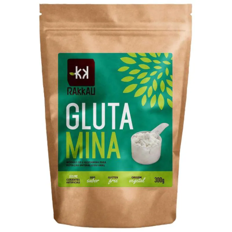 GLUTAMINA AMINOáCIDOS RAKKAU 300G