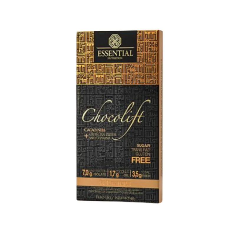 KIT 6X: CHOCOLIFT BE POWERFULL WHEY & NIBS ESSENTIAL NUTRITION 40G