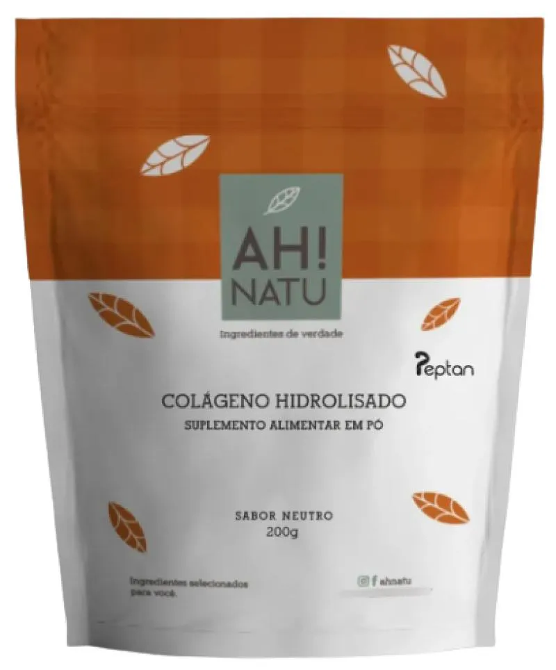 COLáGENO HIDROLISADO EM Pó AH! NATU 200G