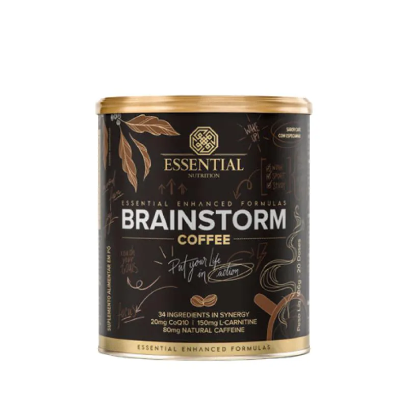 BRAINSTORM COFFEE ENERGéTICO ESSENTIAL NUTRITION 186G