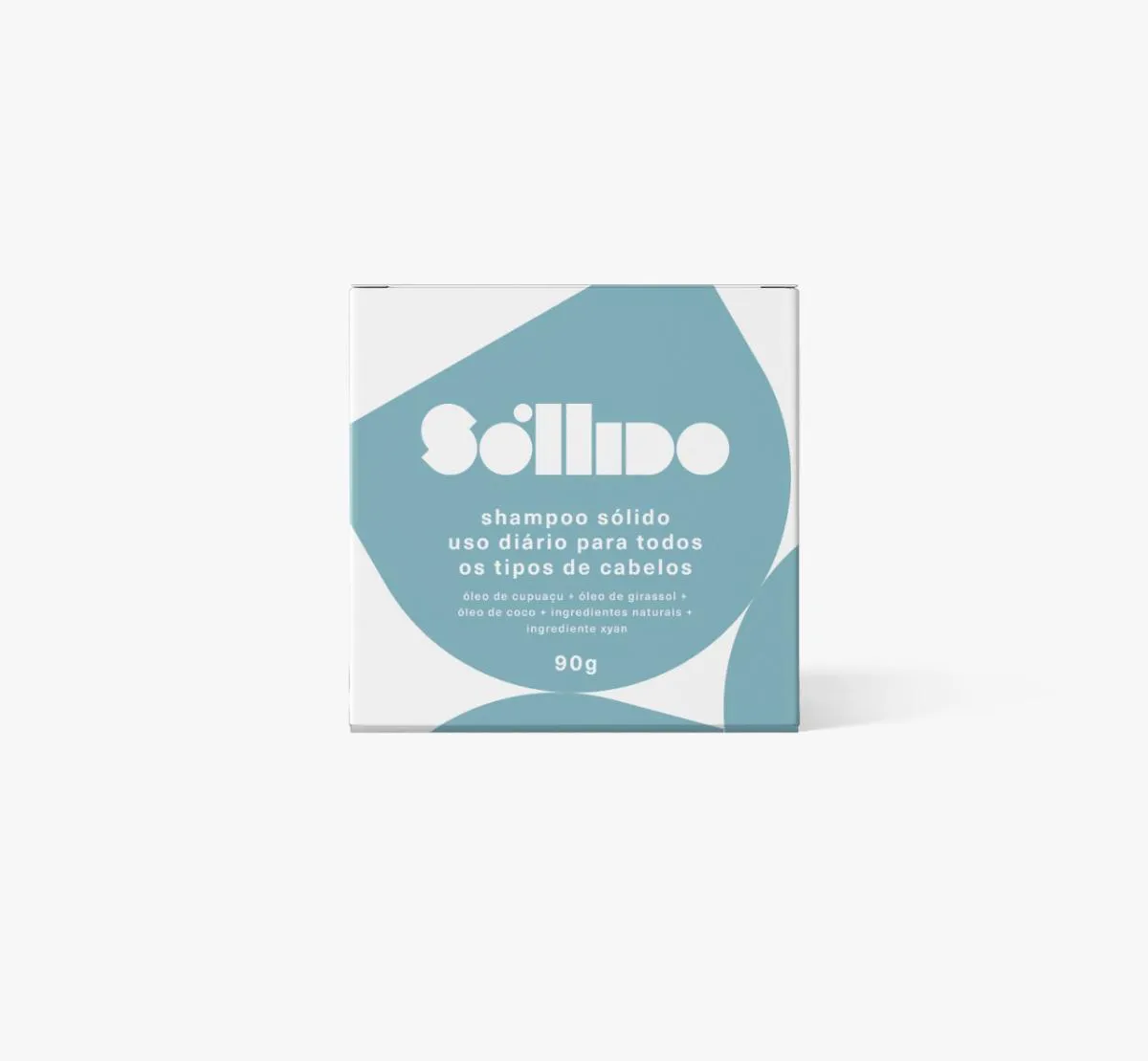 KIT 2X: SHAMPOO DIáRIO P/ TODOS TIPOS DE CABELO SóLLIDO 80G