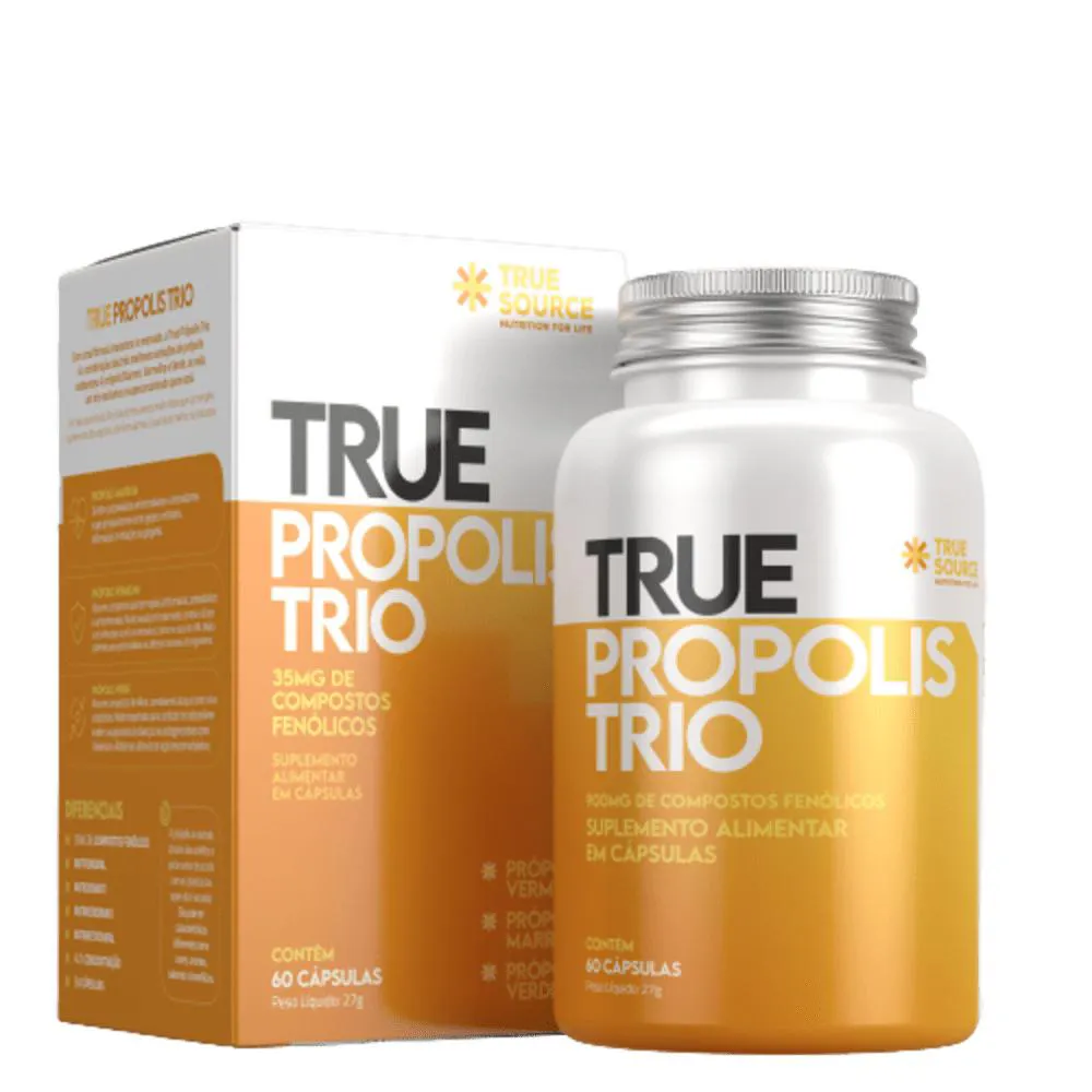 KIT 2X: PRóPOLIS TRIO TRUE SOURCE 60 CáPSULAS