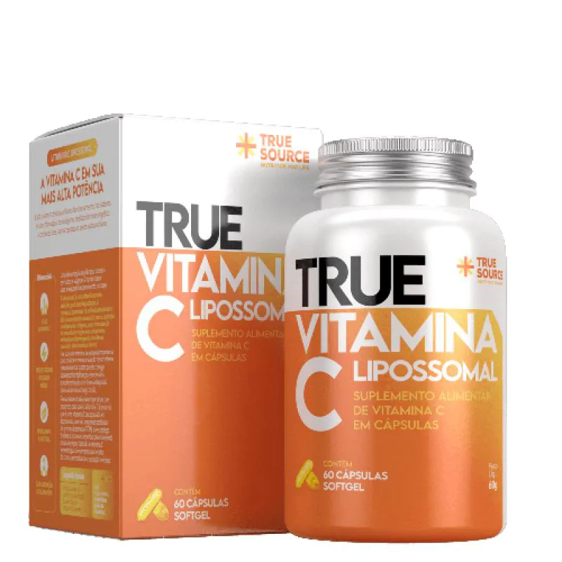KIT 2X: VITAMINA C LIPOSSOMAL TRUE SOURCE 60 CáPSULAS