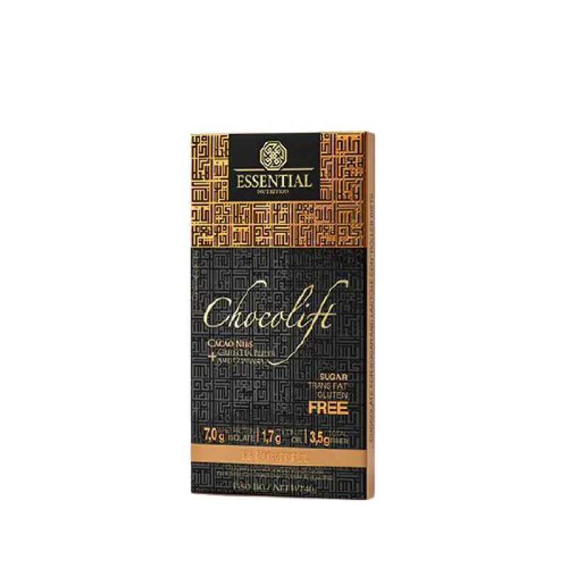 KIT 2X: CHOCOLIFT BE POWERFULL WHEY & NIBS ESSENTIAL NUTRITION 40G