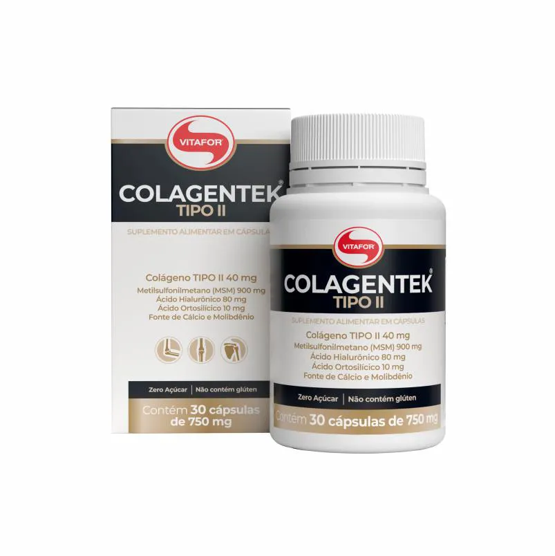 KIT 2X: COLAGENTEK II COLáGENO VITAFOR 30 CáPSULAS
