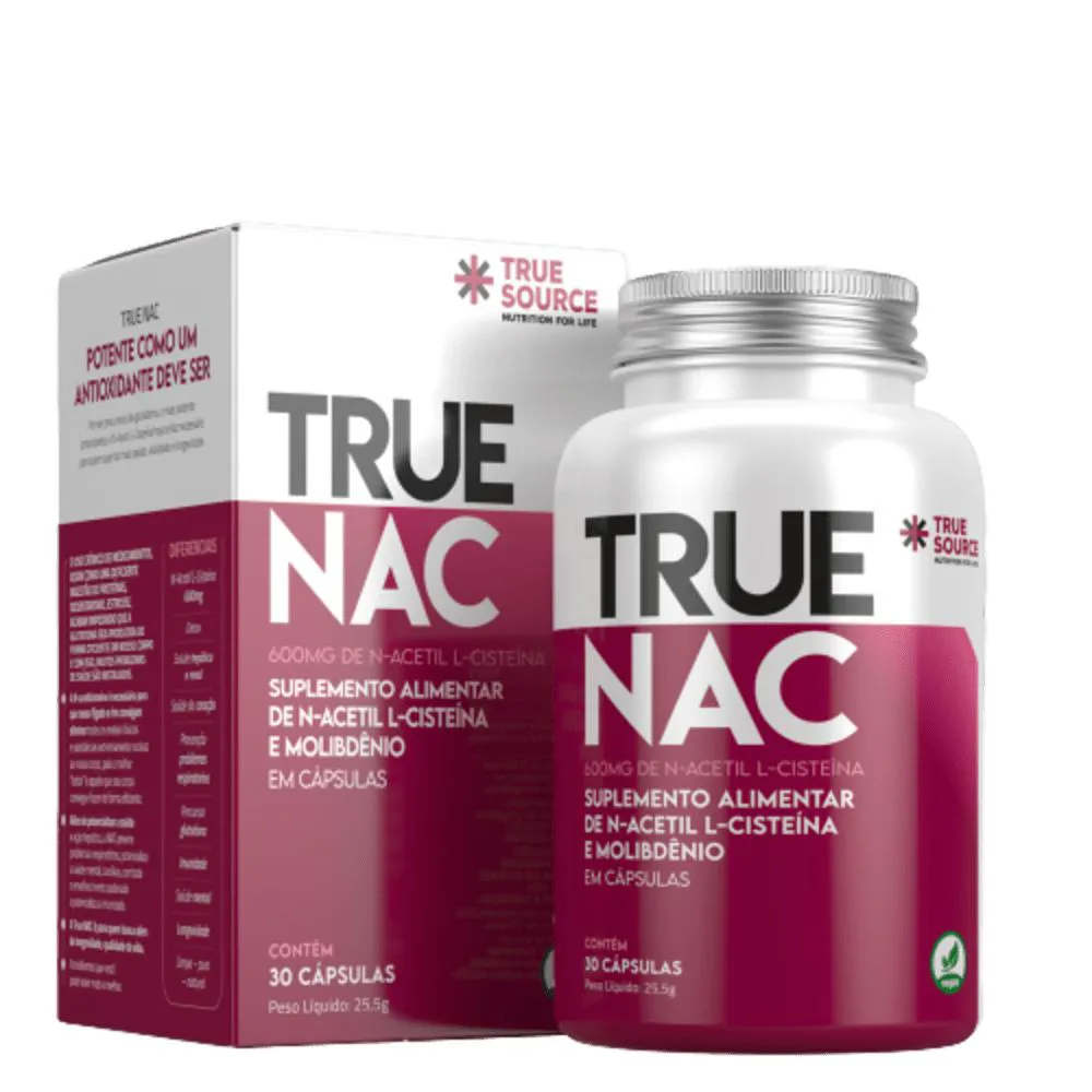 KIT 2X: NAC 600MG TRUE SOURCE 30 CáPSULAS