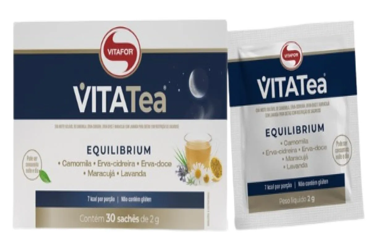 VITATEA EQUILIBRIUM CHá MISTO SOLúVEL 2G VITAFOR 30 SACHêS