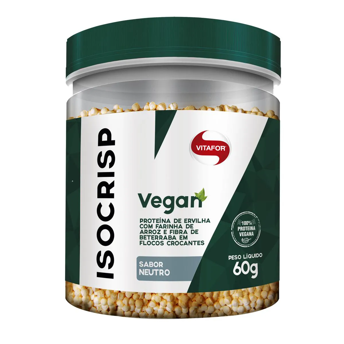 Proteína de Ervilha Vitafor Isocrisp Vegan 60g