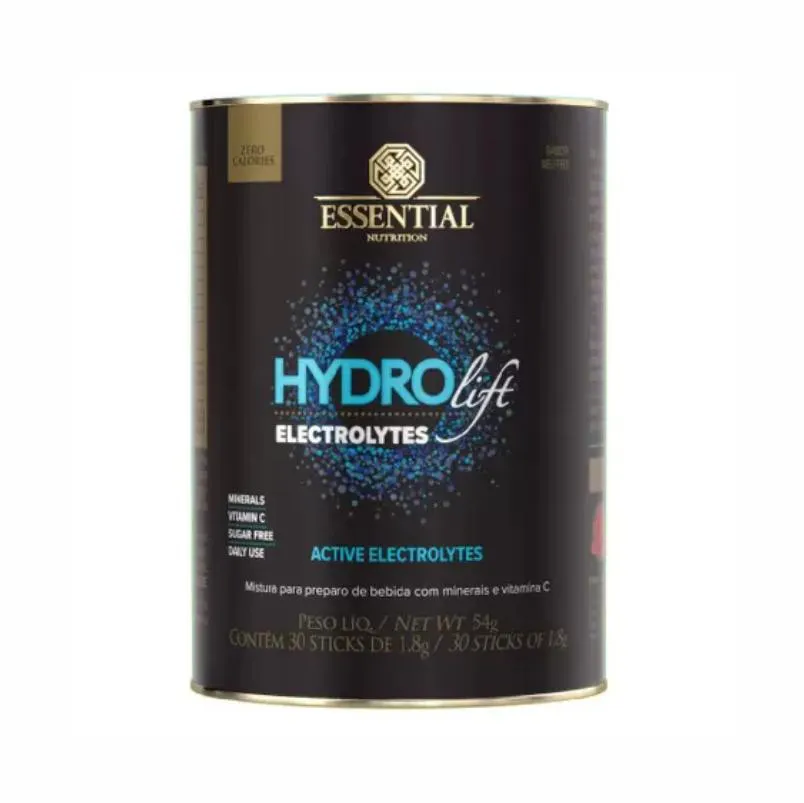 Repositor Hidroeletrolítico Essencial Nutrition Hydrolift Electrolytes Sachê 30 unidades 1,8g