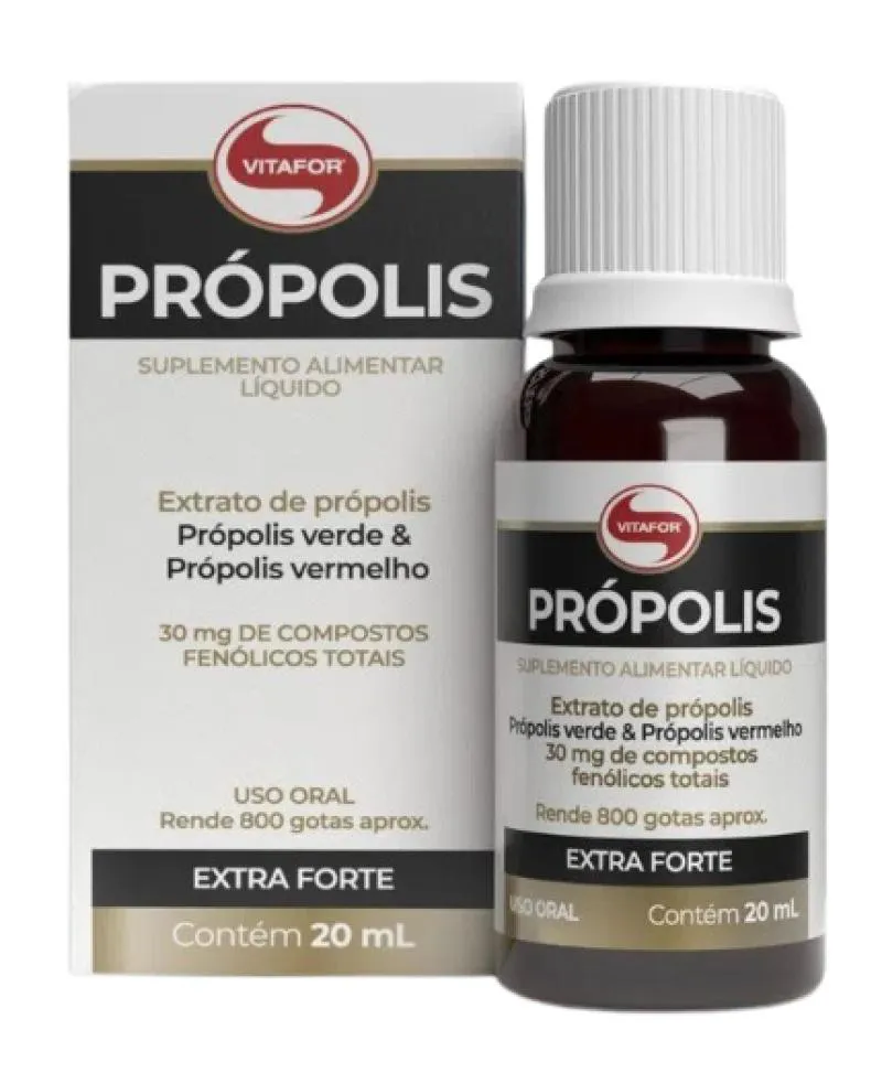 KIT 2X: PRóPOLIS LíQUIDO VITAFOR 20ML