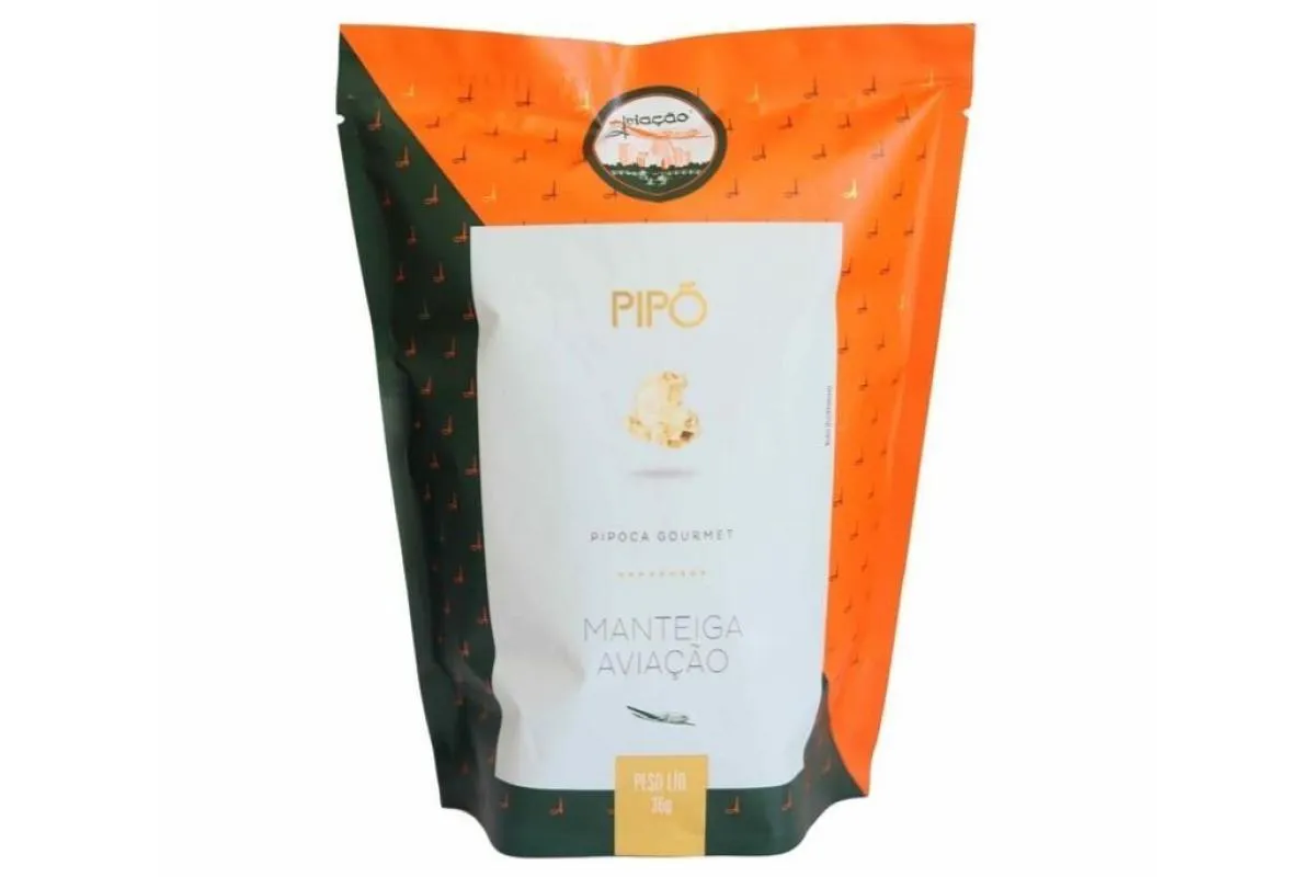 PIPOCA MANTEIGA AVIAçãO PIPó GOURMET 35G